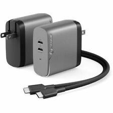 Alogic WCG2X68SGR-US 2x68 Rapid Power 68w Pwr Gan Charger - Space Grey picture