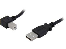 StarTech.com USBAB2ML Black USB 2.0 A to Left Angle B Cable - M/M picture