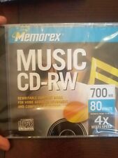Memorex Music CD-RW 700 MB Rare Vintage  picture