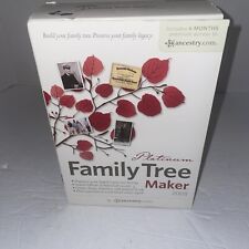 Family Tree Maker Platinum 2008 PC CD-ROM Software  Ancestry Genealogy $406Value picture