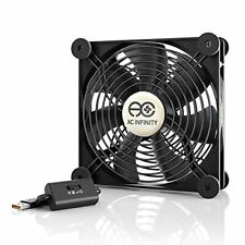 AC Infinity Multifan S4 Quiet 140mm USB Fan Ul-certified for Receiver DVR Play picture