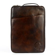 laptop sleeve hand-made Genuine Leather cowhide (brown) picture