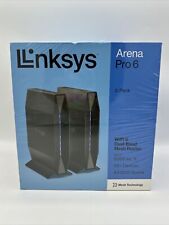 Linksys Arena Pro 6 WiFi 6 Dual Band Mesh Router 2 Pack AX3200 System - NEW picture