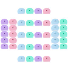 40pcs Silicone Key Identifier Caps for Key Ring Distinguishing- picture