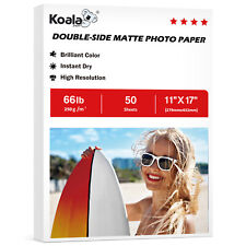 Koala Double Sided Matte Photo Paper 66lb 11 x17 Heavy Weight for Inkjet Printer picture
