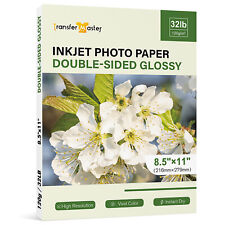 Lot 50-300 Double Sided Glossy Photo Paper 8.5x11 32lb Inkjet Printer Brochure picture