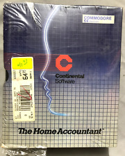 *NIB* The Home Accountant Continental Software Commodore 64/128 Factory Sealed picture