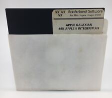Apple Galaxian By Broderbund Software For Apple II+ 1980 Rare Disk Only picture