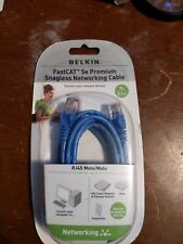 Belkin A3L850A07-BLU-S Fastcat 5e Premium Snagless Networking Cable 7ft blue picture