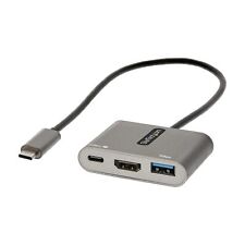 StarTech.com USB C Multiport Adapter, USB-C to HDMI 4K Video, 100W PD Pass-Th... picture