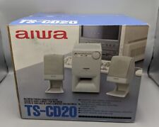 VINTAGE AIWA Active Speaker System TS-CD20 PC Multimedia Speakers NIB - RARE picture