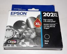 Genuine Epson 202XL (T202XL120-S) Black Ink Cartridge Dated 2025 picture