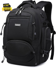 Travel Laptop Backpack with USB Charging Port-Fits 15.6 Inch Notebook-Black-Idea picture