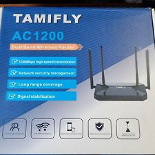 Tamifly AC 1200 Dual Band Wireless Router Network Security Management picture