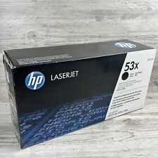 New Genuine HP 53X Black High Volume Toner Cartridge Q7553X - Factory Sealed Box picture