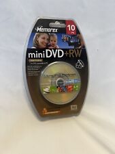 Memorex Mini DVD-RW 10 Pack New Sealed Single Sided DVD Camcorder Discs picture