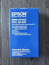 Epson ERC-38 B/R Black Red Ink Ribbon Cartridge BRAND NEW IN BOX, Factory Sealed picture
