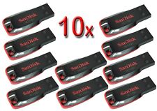 LOT 10x SanDisk 32GB Cruzer BLADE USB Flash Pen Drive 32 GB SDCZ50-032G 32G picture