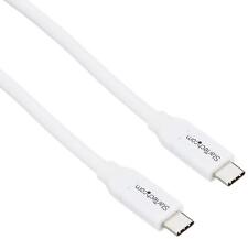 StarTech.com USB C to USB C Cable - 13 ft / 4m - 5A PD - M/M - White - USB 2.0 - picture
