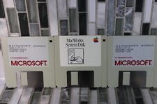 Lot of 3 Vintage Microsoft Works Floppy Disks picture