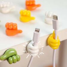 5/10/20pcs Silicone Thumb Wall Hook Cable Clip Wire Desk Organizer Brush Storage picture
