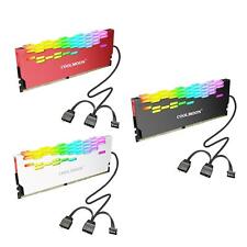 COOLMOON RA-2 RAM Heat Sink Cooler ARGB Colorful Heat Spreader for PC Computer picture