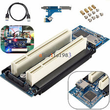 PCI-E Express X1 to Dual PCI Riser Extend Adapter Card With USB 3.0 Cable picture