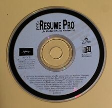 SoftKey PFS: RESUME PRO - Windows 95 and Windows 3.1 picture