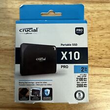 Brand New *NRFB* Crucial X10 Pro 2 TB Portable SSD Drive picture