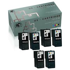 6PK M4640 M4646 3xBlack3xColor Ink Cartridge Dell All-in-One A942 A946 A962 A964 picture