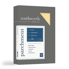 Southworth Parchment Specialty Paper Gold 24 lb. 8 1/2 x 11 500/Box 994C picture