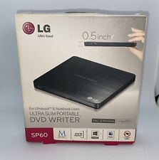LG Ultra Slim Portable DVD Writer SP60 Mac Windows USB New (3E) picture