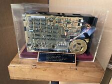VTG SILICON VALLEY SHUGART 100,002 GOLD PLATED ENCASED RIGID DISK DRIVE MUSEUM picture