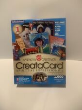 American Greetings CreataCard Spiritual Expressions 6 PC CD create custom design picture