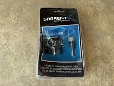 SABRENT USB TO PARALLEL IEEE 1284 PRINTER CABLE ADAPTER 6FT  36 PIN M9-1 picture