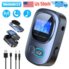 Portable Bluetooth 5.3 USB Wireless Transmitter Receiver Audio Adapter 3.5mm Aux picture
