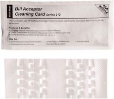 Waffletechnology Bill Acceptor Cleaning Cards White w/Miracle Magic (15) 15  picture