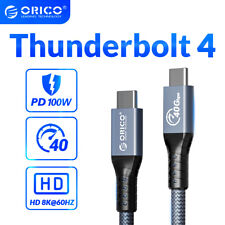 ORICO 40Gbps USB C Cable Gen 2 8K @60Hz Video Cord 1/3/6.6ft For Thunderbolt 4 picture