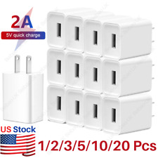 USB 5V 2A Wall AC DC Home House Charging Charger Wall Power Adapter US Plug Lot picture