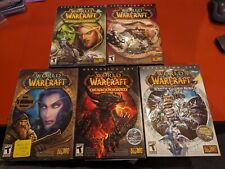 Lot of 5 World Of Warcraft Pc Game & Expansion Sets picture