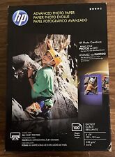 NEW SEALED HP 100 Sheet Glossy Instant-Dry Advanced Photo Paper (4” X 6”) picture
