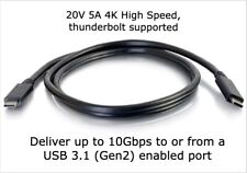 USB-C 3.1 Male to Male Cable, 3.3 feet, thunderbolt & 4k support C2G#28848 picture