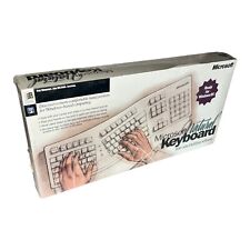 Vintage 1995 Microsoft Natural Keyboard Windows & MS-Dos Systems NEW SEALED picture