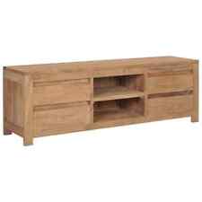 TV Stand Entertainment Center with Storage Drawers Solid Wood Teak vidaXL vidaXL picture