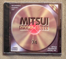 MITSUI Gold CD-R gold foil 100+ yr Archive CD LIFETIME Mfn Warrantee. Sealed. picture