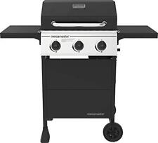 Megamaster 3-Burner Propane Gas Grill with 2 Foldable Side Tables 30000 BTUs ... picture