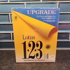 Lotus 123 Release 4 Upgrade Vintage Software 3.5