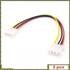 2pcs IDE 4 Pin Molex Female To 4 Pin Power Extension Connector Cable IDE 30cm picture