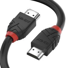 Lindy 36470 0.5m High Speed HDMI Cable, Black Line, with Ethernet, 4k@60Hz HDMI  picture