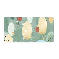 Home Office Writing Desk Computer Laptop Mat Pad Watercolour Pattern 120x60 picture